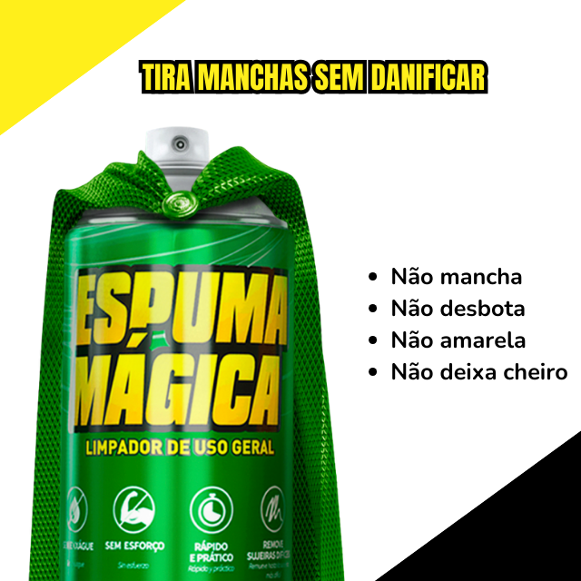 Espuma Mágica Limpeza Extrema