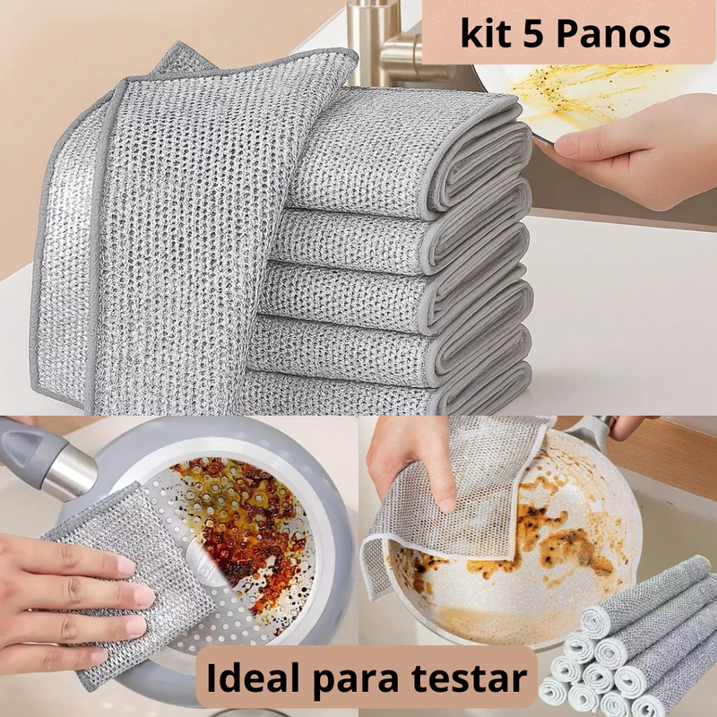 Kit Panos de limpeza Metalclean