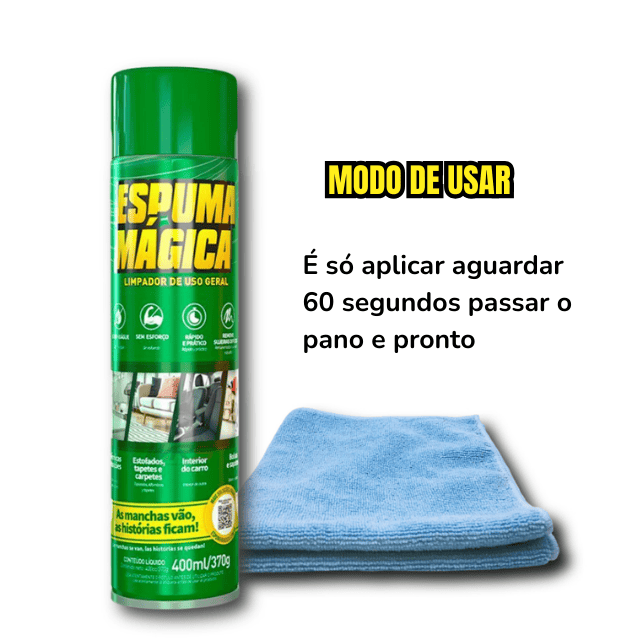 Espuma Mágica Limpeza Extrema
