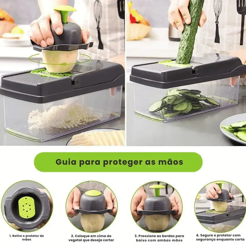 Ralador e Cortador Chefprático 16 peças