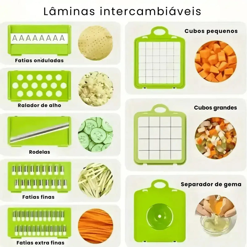 Ralador e Cortador Chefprático 16 peças