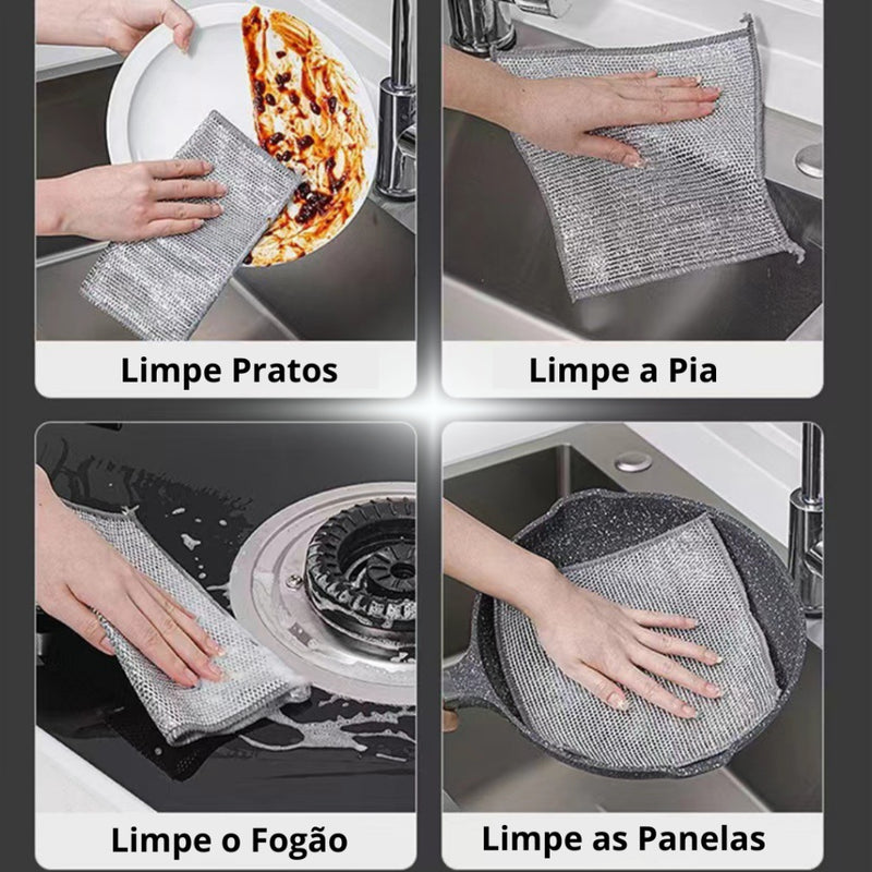 Kit Panos de limpeza Metalclean