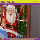 Capa de Porta Decoração de Natal para Casa Tecido Sublimado Porta C/Elástico