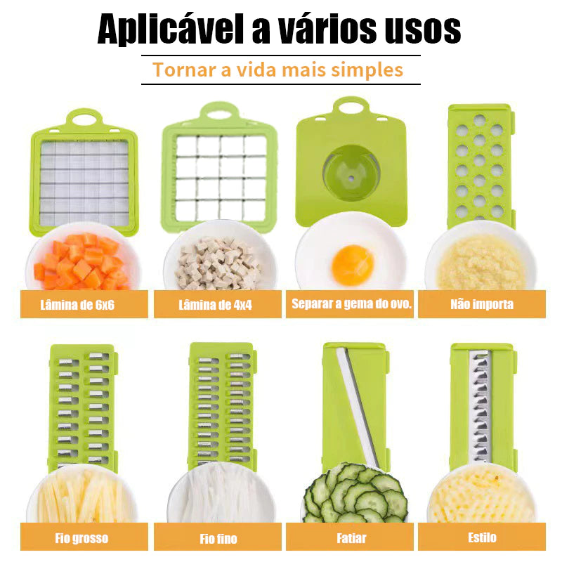 Ralador e Cortador Chefprático 16 peças