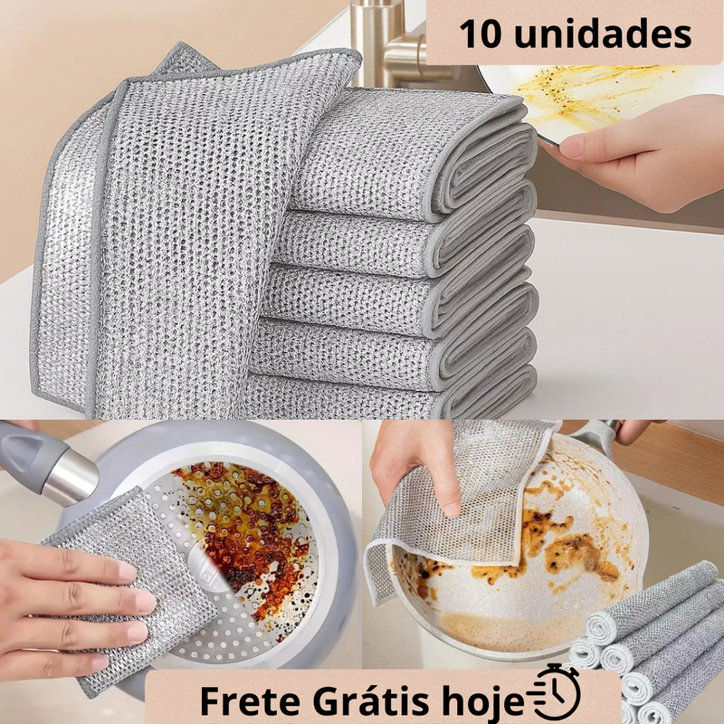 Kit Panos de limpeza Metalclean